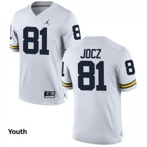 University of Michigan Michael Jocz Game Youth Jersey S-XL - Jordan White