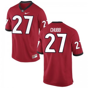 Nick Chubb Mens College Jerseys Limited UGA - Red