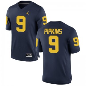 University of Michigan Ondre Pipkins Limited Kids Jersey S-XL - Jordan Navy