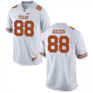 Peyton Aucoin Longhorns Jersey S-XL White Limited For Kids
