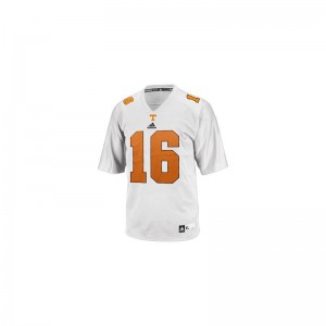 Tennessee Volunteers Player Peyton Manning Limited Jersey White Ladies