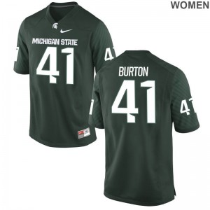 Spartans Reid Burton Jersey Game Womens Green