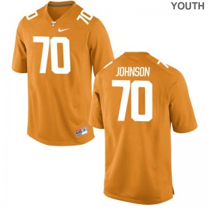 Tennessee Ryan Johnson Jersey Youth Game Orange