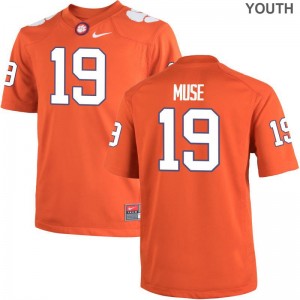 Clemson High School Jersey of Tanner Muse Limited For Kids Orange
