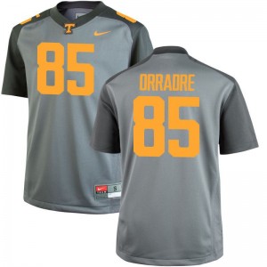 Game Thomas Orradre College Jersey Mens Tennessee Volunteers - Gray