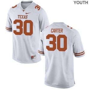 University of Texas Limited White Youth(Kids) Toneil Carter Jerseys S-XL