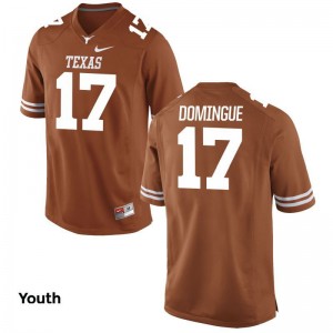 UT Trent Domingue Limited Kids NCAA Jersey - Orange