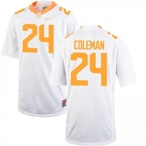Trey Coleman Tennessee Vols NCAA Jersey Men Limited Jersey - White