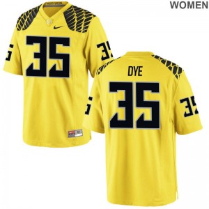 UO Troy Dye College Jersey Women Gold Game Jersey