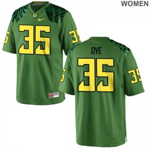 For Women Limited Oregon Ducks Jerseys S-2XL Troy Dye - Apple Green