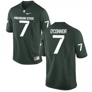 Womens Green Limited Michigan State College Jerseys of Tyler O'Connor