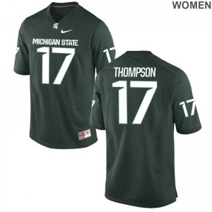 Tyriq Thompson Spartans Green For Women Game Player Jerseys