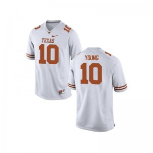 Texas Longhorns Men Game White Vince Young Jersey