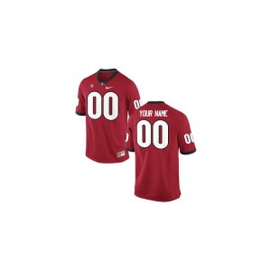 Georgia Limited Customized Jersey Red For Kids