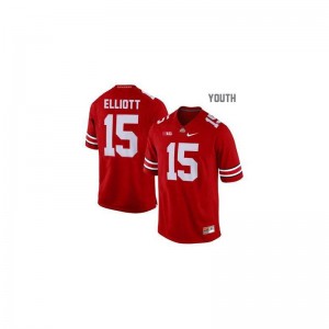 OSU Buckeyes Football Jerseys Ezekiel Elliott Game For Kids #15 Red
