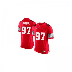 Joey Bosa Ohio State Player Jersey #97 Red Diamond Quest Patch Youth Limited Jersey