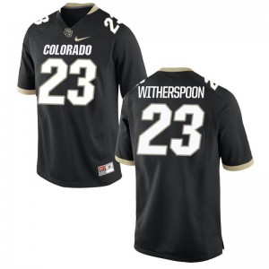 UC Colorado Mens Black Game Ahkello Witherspoon Jersey S-3XL