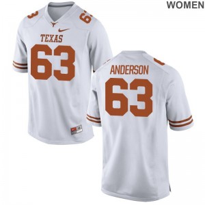 Texas Longhorns Alex Anderson For Women Game White Alumni Jersey