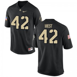 Army NCAA Jerseys Amadeo West Black Game Mens