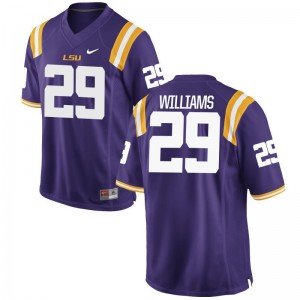 LSU Tigers Andraez Williams Jersey S-3XL Purple Game For Men