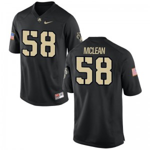 Andrew McLean Mens Player Jerseys United States Military Academy Game - Black