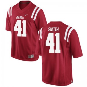For Men Game Football Ole Miss Jerseys Antwain Smith Red Jerseys
