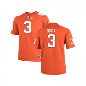 Clemson Tigers Jerseys of Artavis Scott Game Men - Orange
