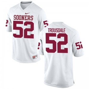 Men Beau Trousdale Jersey College White Limited Oklahoma Jersey