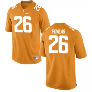 Ben Powlas Tennessee Jersey S-3XL Mens Game - Orange
