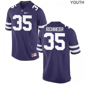 Game Blake Richmeier Jerseys S-XL Kansas State Youth - Purple