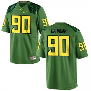 University of Oregon Brandon Gahagan Football Jerseys Game Apple Green Mens