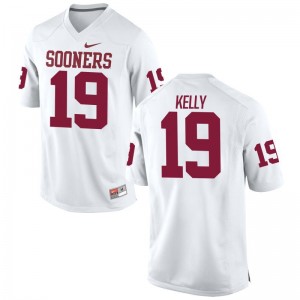 For Men Game White OU Sooners College Jerseys Caleb Kelly