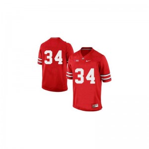Ohio State Carlos Hyde Game Mens Jerseys - Red