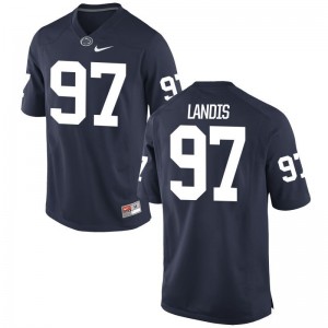 Carson Landis Nittany Lions Jerseys Navy Mens Game