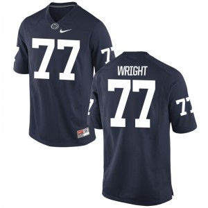 Penn State NCAA Chasz Wright Game Jersey Navy Mens