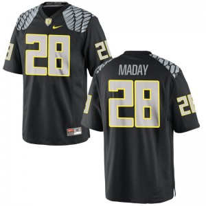 UO Game Black Mens Chayce Maday Jersey S-3XL