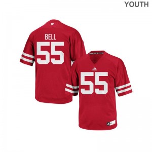 Red Replica Christian Bell Jersey S-XL Youth(Kids) UW