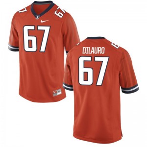 Christian DiLauro Illinois Jersey S-3XL Limited For Men - Orange