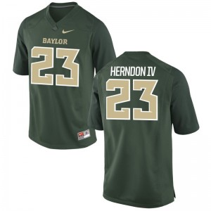 Christopher Herndon IV Mens College Jersey Hurricanes Limited Green