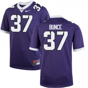TCU Horned Frogs Player Jerseys of Cole Bunce Purple For Men Game