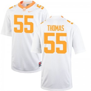 White Coleman Thomas Jersey S-3XL Tennessee Volunteers Mens Game