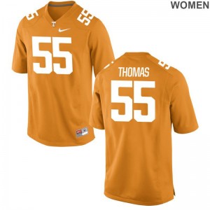 Orange Limited Coleman Thomas Jerseys Women Tennessee Volunteers