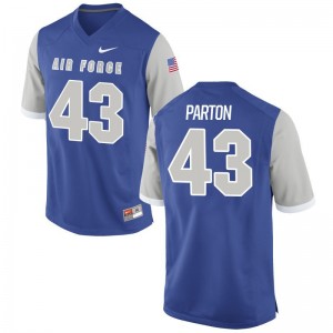 Air Force Colton Parton Jerseys NCAA Mens Limited Royal Jerseys