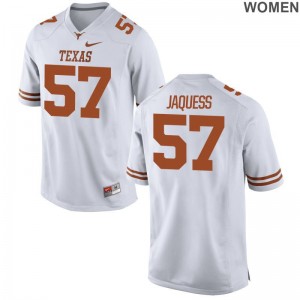 University of Texas Cort Jaquess Game Womens High School Jerseys - White