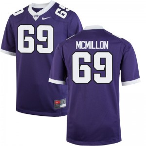 TCU Horned Frogs Coy McMillon Purple For Men Game Jerseys