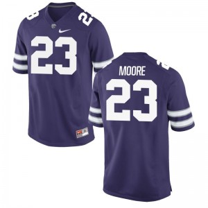 Cre Moore Kansas State Game For Men Player Jerseys - Purple