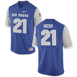D'Morea Wicks Air Force Academy Jersey Men Royal Limited