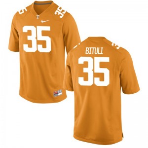 Tennessee Daniel Bituli Player Jerseys Limited Men - Orange