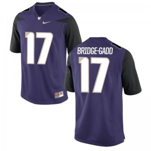 Daniel Bridge-Gadd University of Washington NCAA Jersey Game Purple Men