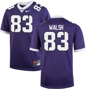 Horned Frogs Daniel Walsh College Jersey Purple For Men Game